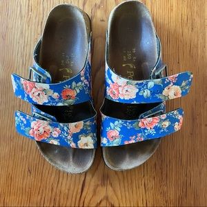 Birkenstock Papillio blue floral sandal 39